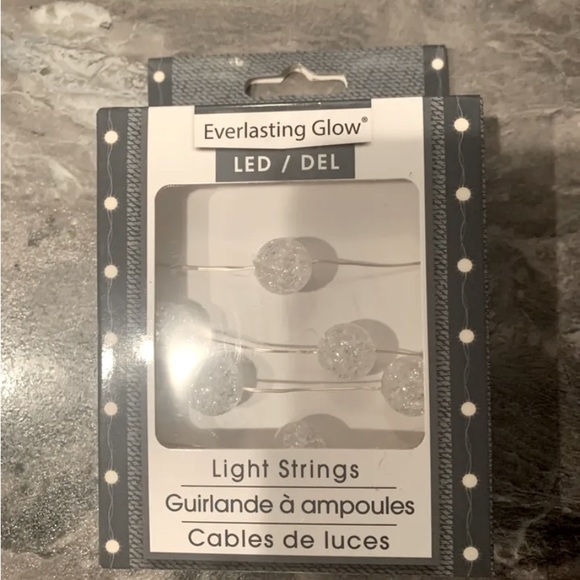 Other - **6/$20** NIB Everlasting Glow 40 Inch Light Strings LED 20 Warm White Lights
